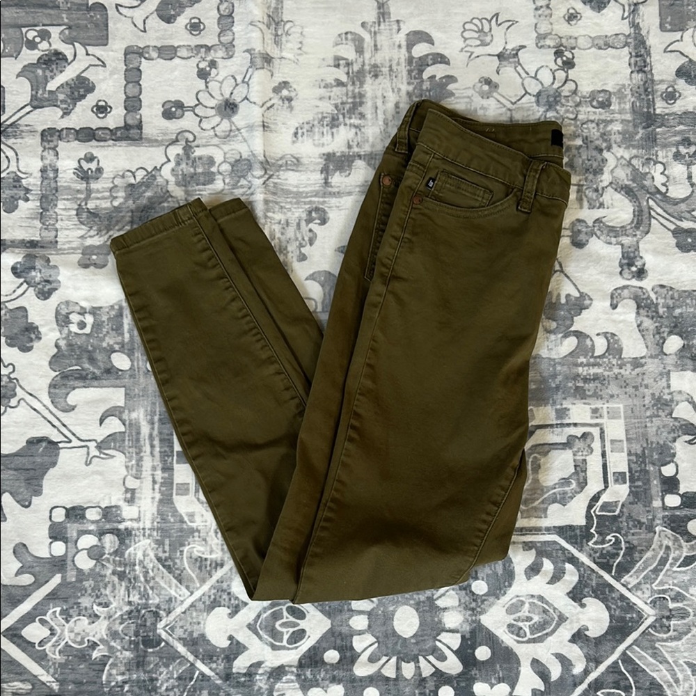 Judy Blue Olive Green Skinny Jeans Size 7/28 Style# JB88146 - Picture 11 of 12